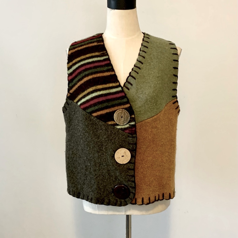 Baabaa Zuzu Repurposed Wool Sweater Vest
